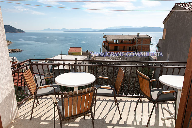 balcony with sea view