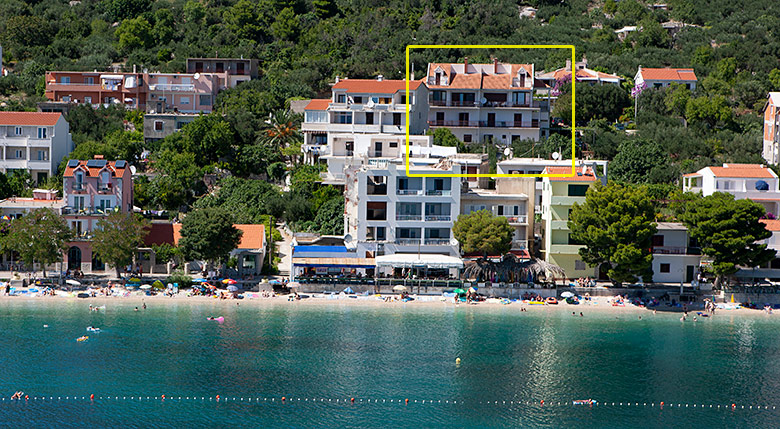 aerial view of apartments ulenta, Igrane