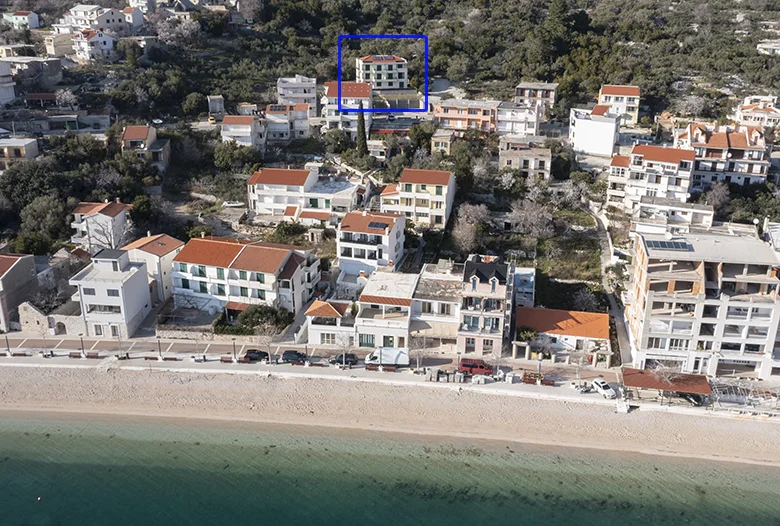 house apartments Adriatic - aerial view