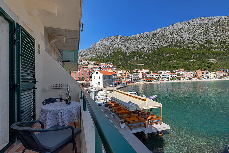 balcony with sea view