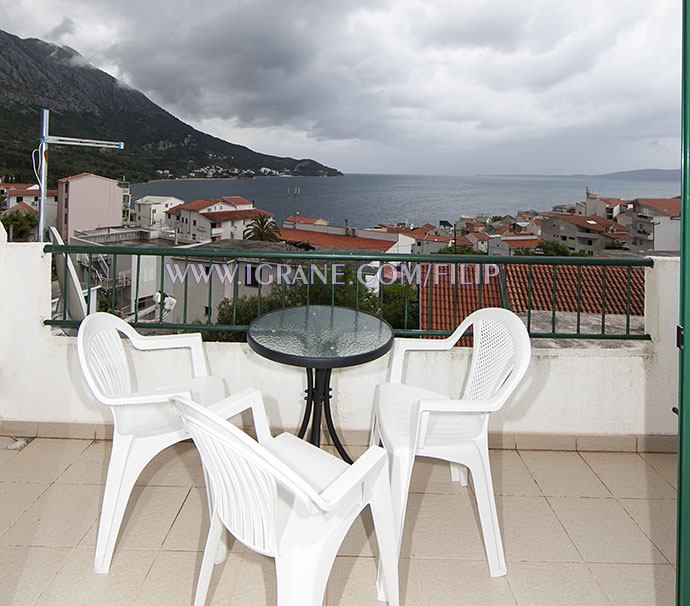Sea view from balcony in apartment Filip - Igrane