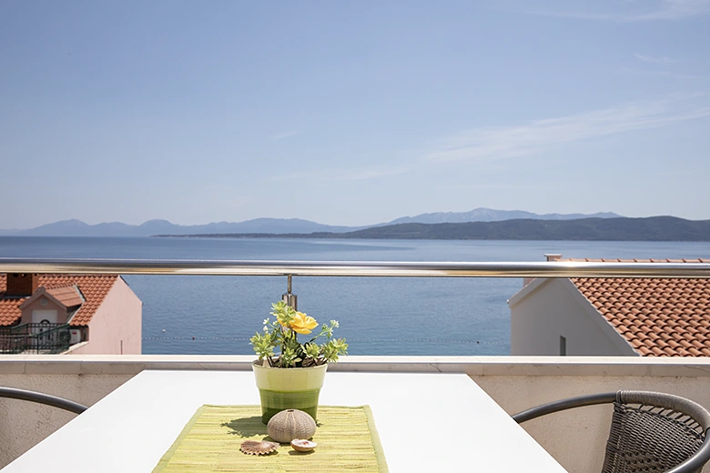 balcony with sea view