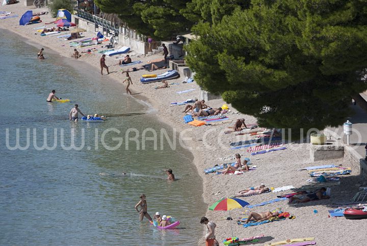 Central beach in Igrane