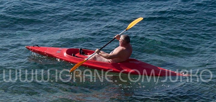 kayaking in Igrane, Croatia