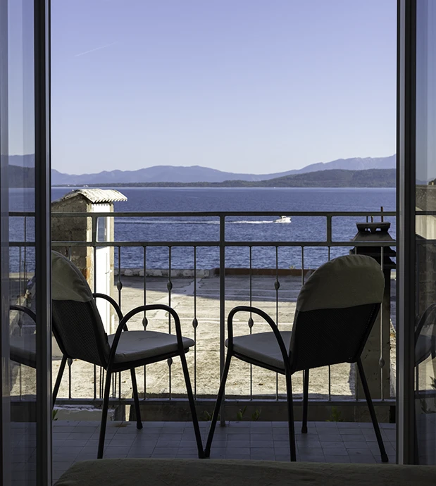 Apartments Jagoda Kumrić, Igrane - balcony with sea view