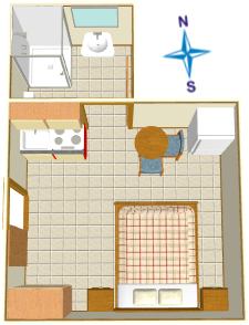 Apartments Bogomir Lulić, Igrane - plan