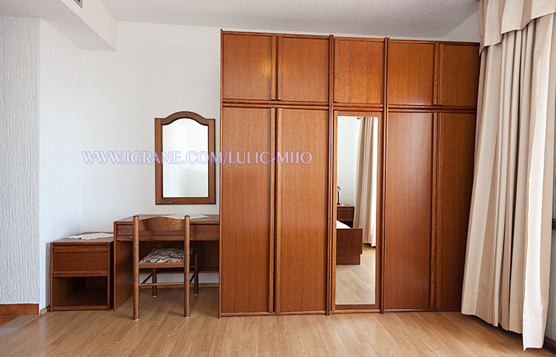 wardrobe and dressing table with mirror
