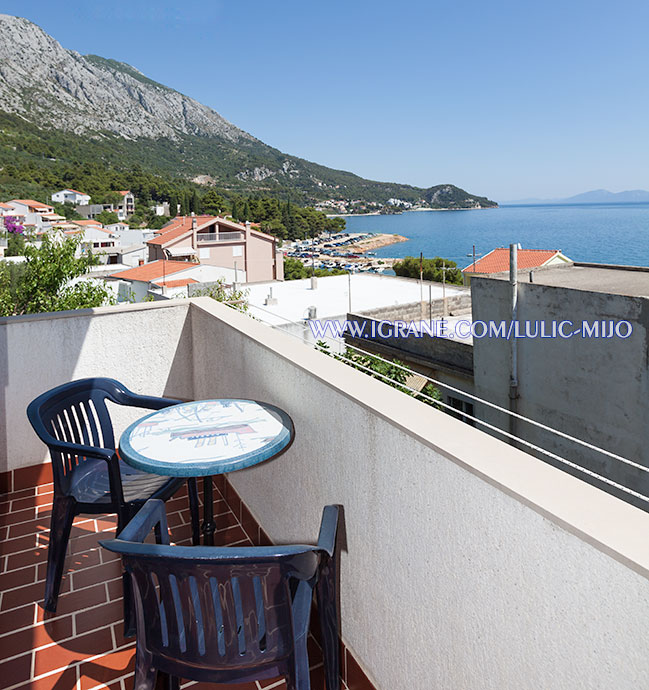 apartments Mijo Luli, Igrane - panorama from bedroom's balcony