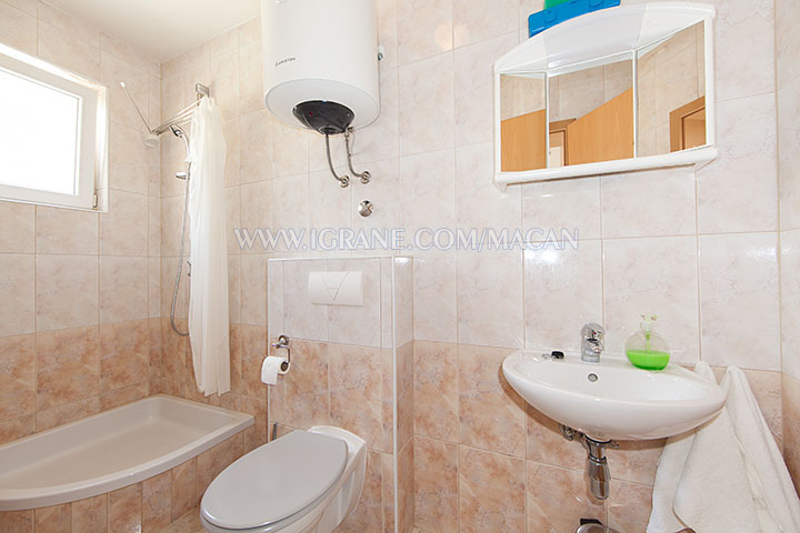 apartment Macan, Igrane - Badezimmer