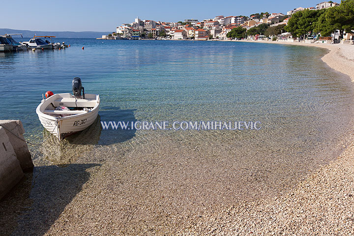 Igrane, sea, beach, boat