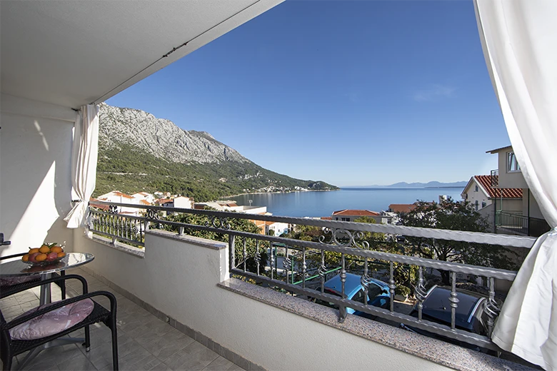 apartments Mili, Igrane - balcony with sea view