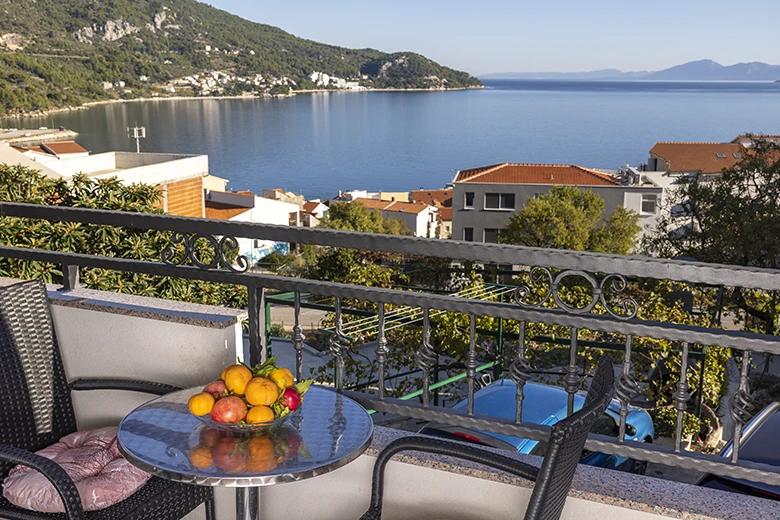 apartments Mili, Igrane - balcony with sea view