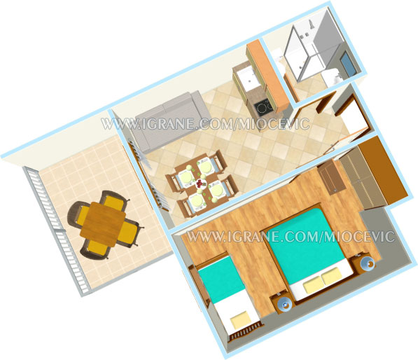 apartment's plan