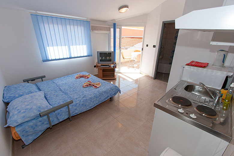 Apartments Ribica, Igrane - bedroom