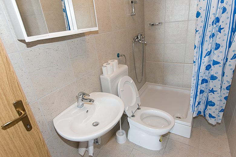 Apartments Ribica, Igrane - bathroom