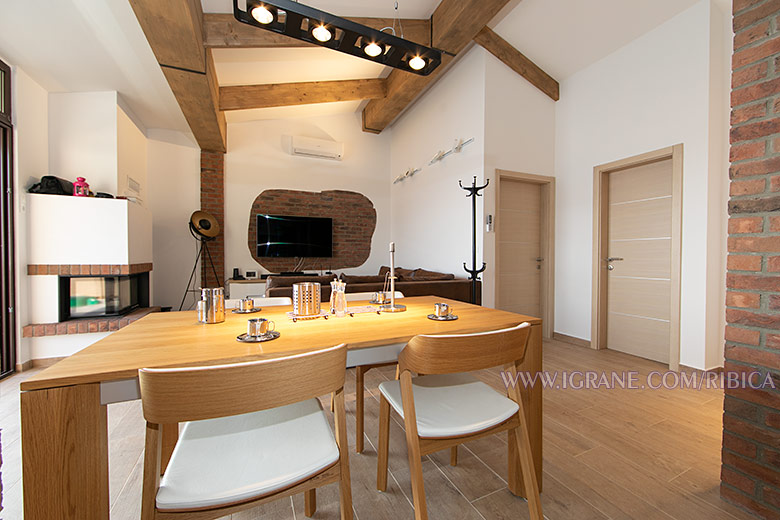 Apartments Ribica, Igrane - dining room