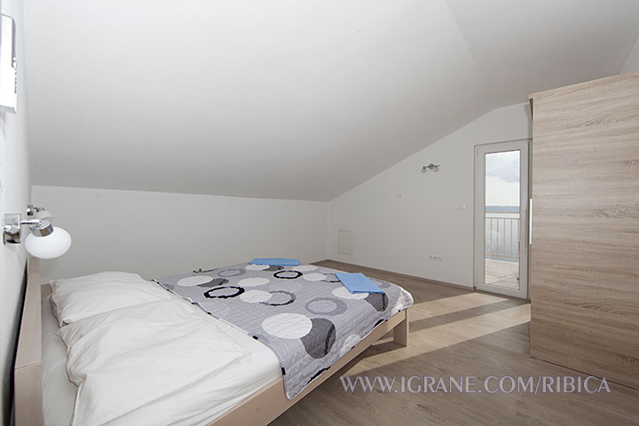 Apartments Ribica, Igrane - bedroom