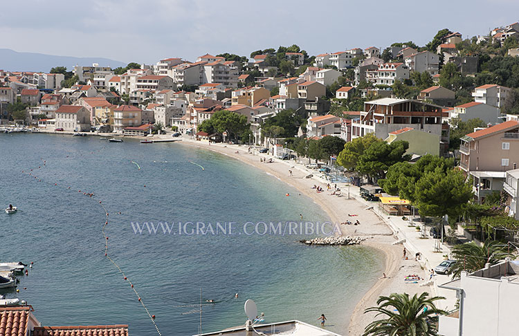 Apartments Ribica, Igrane - sea view