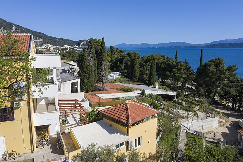 aerial view on apartments Rbiica, Igrane