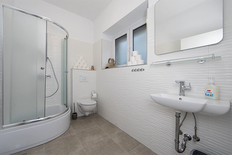 bathroom, apartments Ribica, Igrane