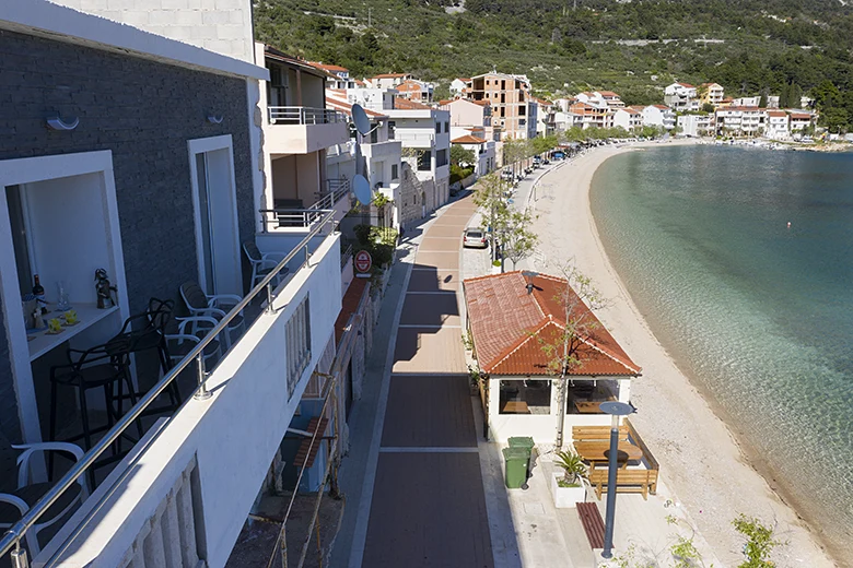 balcony with sea view, apartments Ribica, Igrane