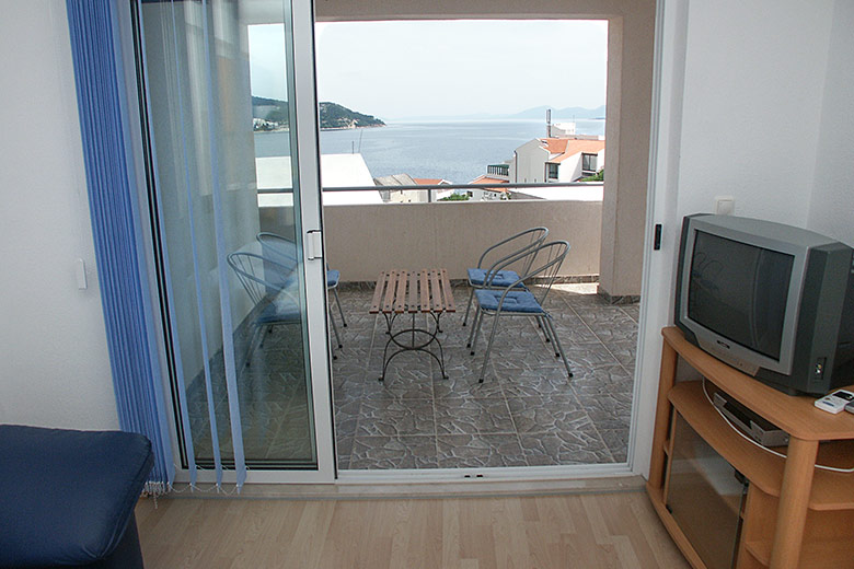 Apartments Ribica, Igrane - balcony