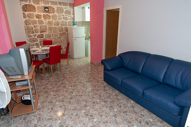 Apartments Ribica, Igrane - living room