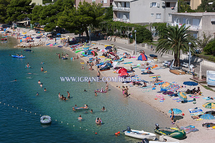 Igrane beach panorama - summer