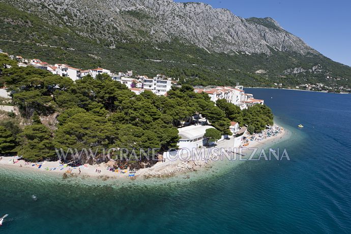 beach Punta aerial view, Igrane