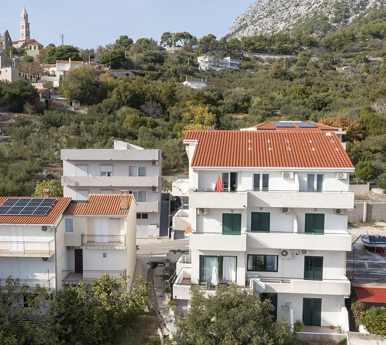 house, aerial view