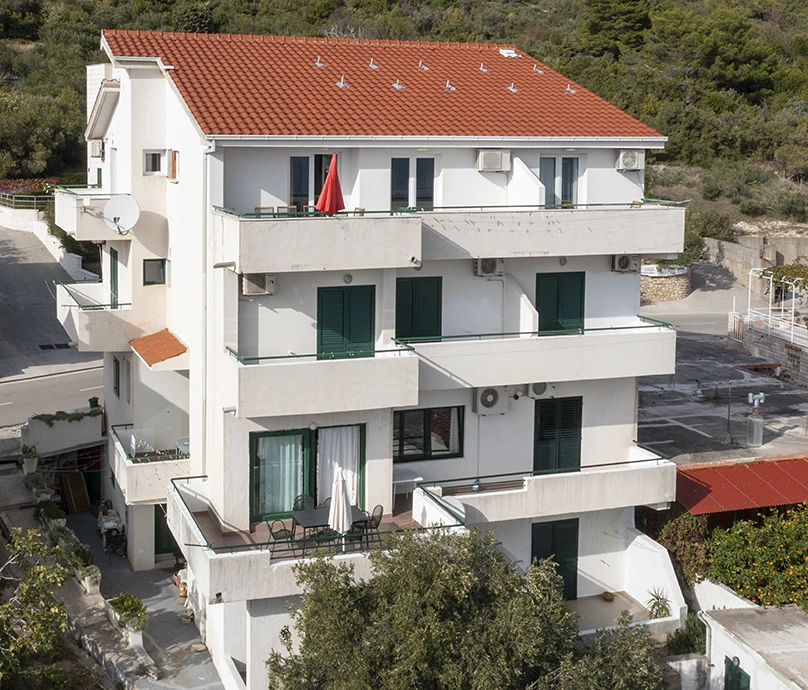 house, aerial view