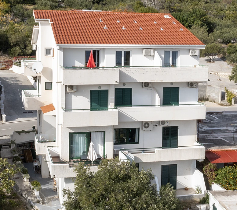 house, aerial view