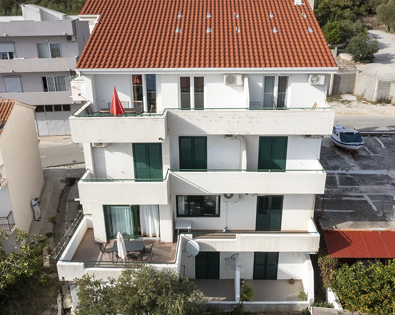 house, aerial view