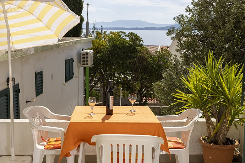 apartments Tončika, Igrane - balcony with seaview