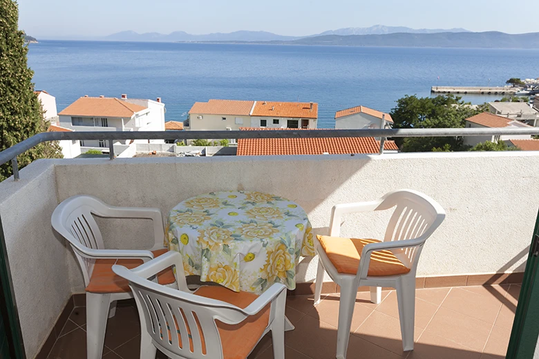 apartments Tončika, Igrane - balcony with sea view