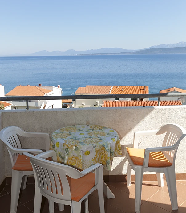 apartments Tončika, Igrane - balcony with sea view