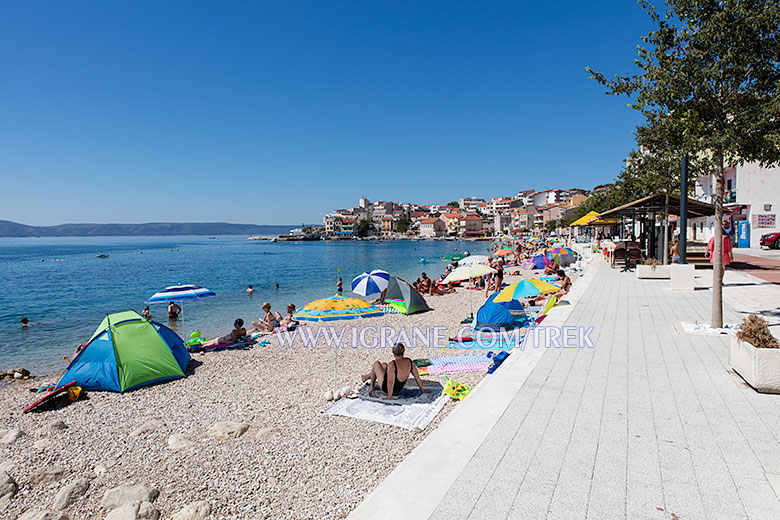 beach Punta, Igrane - aerial view