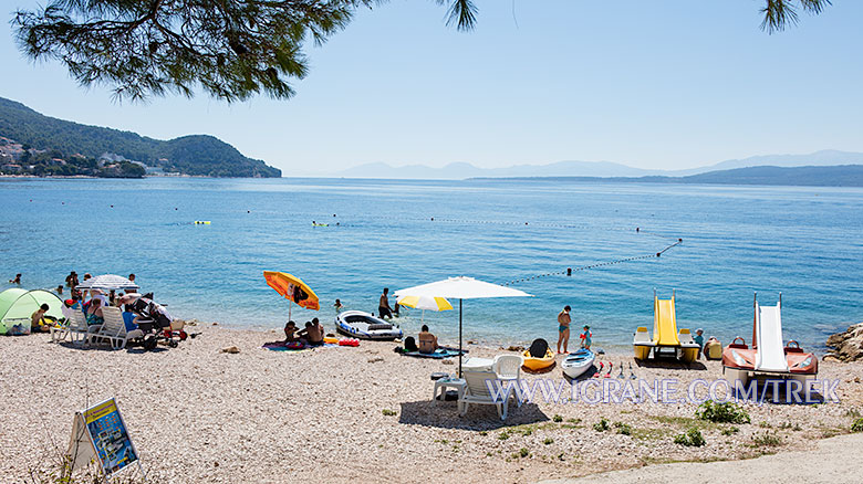 beach Punta, Igrane - aerial view