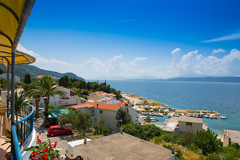 apartments Zdravko, Igrane - balcony with seaview